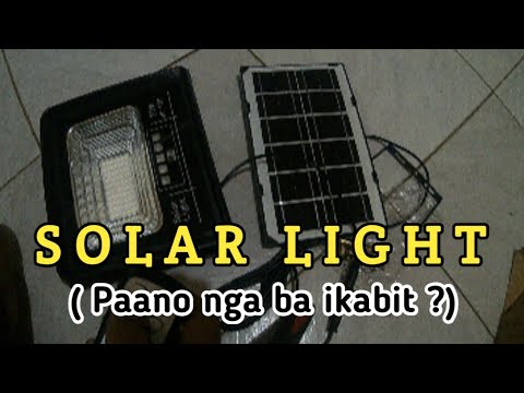 PAANO MAG INSTALL NG SOLAR LIGHT - YouTube