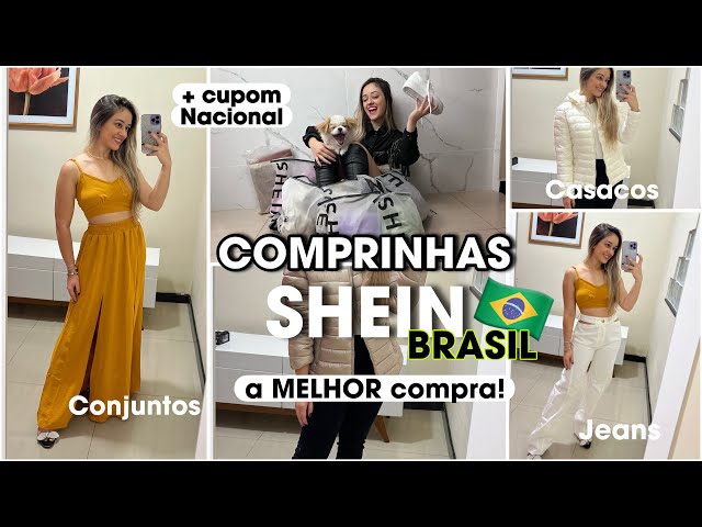 COMPRINHAS SHEIN BRASIL - SÓ ROUPAS PERFEITAS - VESTIDOS, JAQUETAS, JEANS -  LOOKS SHEIN NACIONAL 