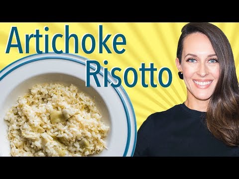 Artichoke & Lemon Risotto Recipe Demo - Vegan Option - How to Make Artichoke Risotto