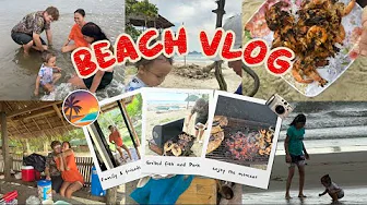 Beach Life Vlog | Family Bonding, Grilling Food, and Enjoying the Ocean View