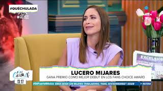 Lucero Mijares en Qué Chulada hablo de los Fans Choice Awards | EEK&#39; Las Medallas de las Estrellas