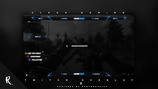 FREE GFX: Free Photoshop Video Overlay Template: Twitch, Gaming, Streaming Overlay Design Pack 2019 Mqdefault