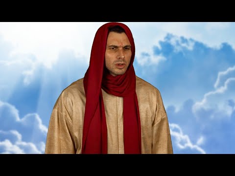 When God explains his plan to Jesus