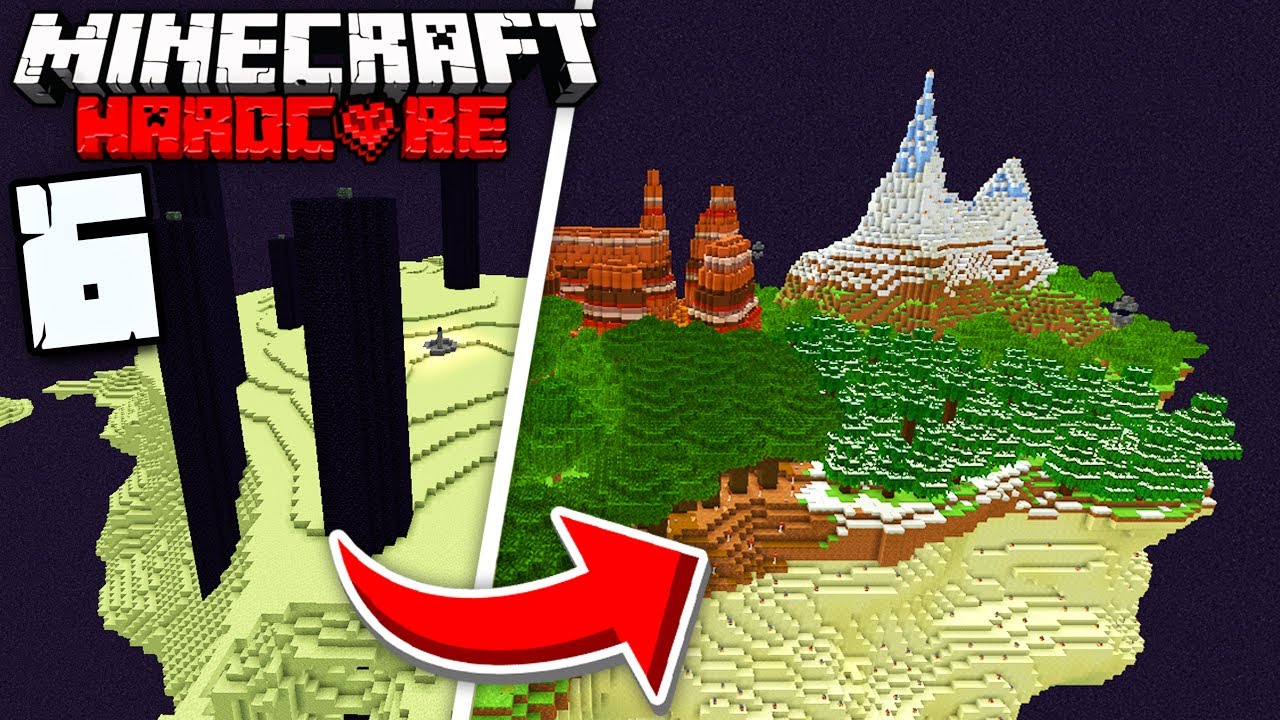 I Transformed The End in Minecraft Hardcore! - YouTube