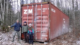 We Bought Our FIRST Shipping Container for Our OFF GRID Property!!!