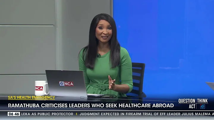 SA’s health emergency | Ramathuba urges African leaders to fix healthcare