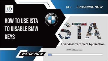 How to use ISTA to disable BMW keys