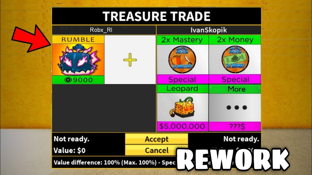 OMG🔵 New RUMBLE [Rework] Is Coming - Blox Fruits Trading Update 27 ...