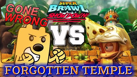 Wubbzy vs Monkey Gone Wrong | Super Brawl Showdown v0.2.5 Full Match Gameplay