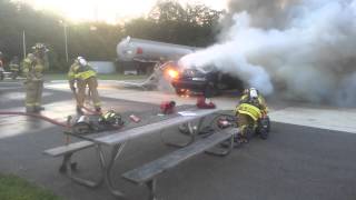 Car Fire Drill Adelphia Fire Co