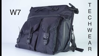 W7 Acronym-Style Techwear Bag | X-Pac Build | Urban Carry with 7 Pockets & Laptop Slot screenshot 5
