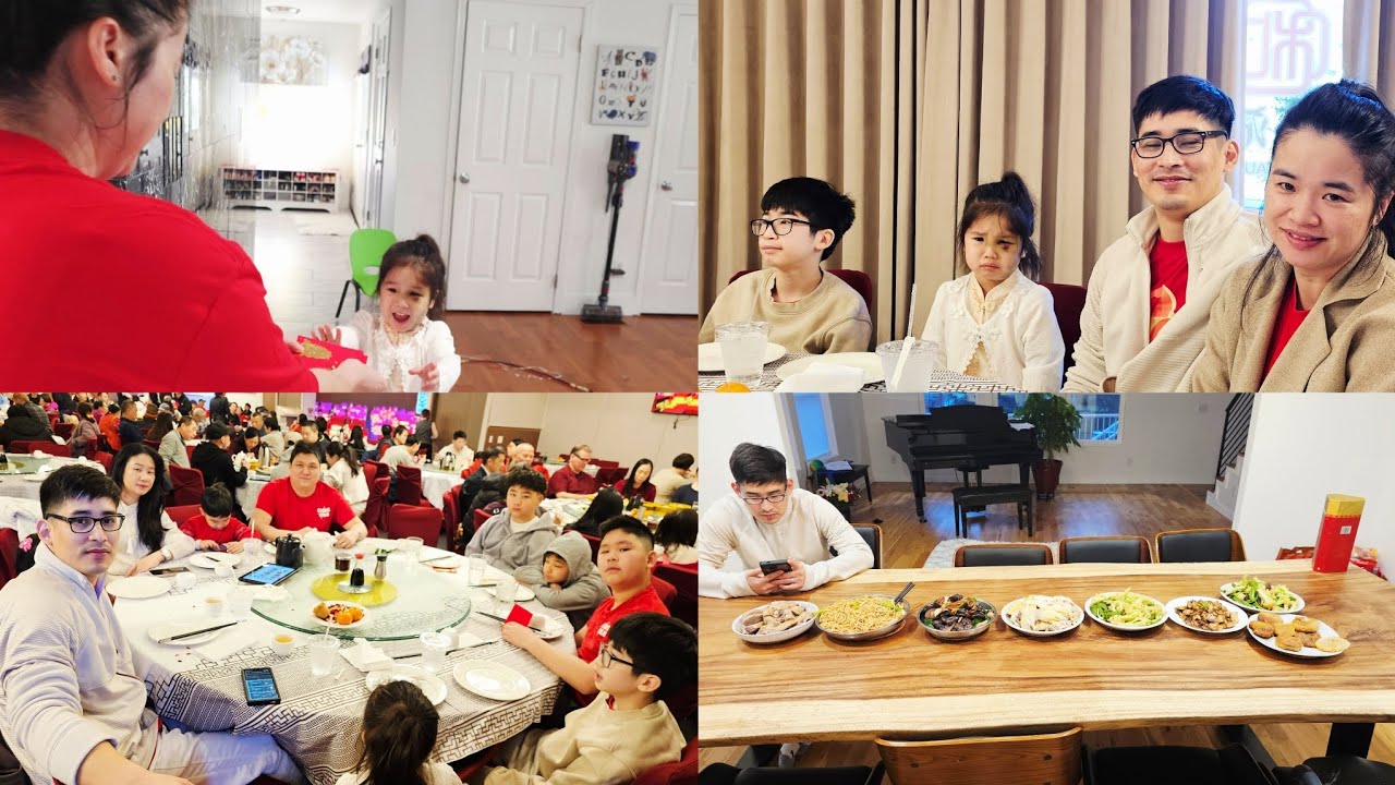 Мама троих детей | Новый год: раздача красных конвертов с деньгами, димсам утром, ужин у сестры.