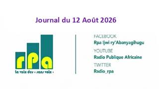 Journal Du 12 Août 2026