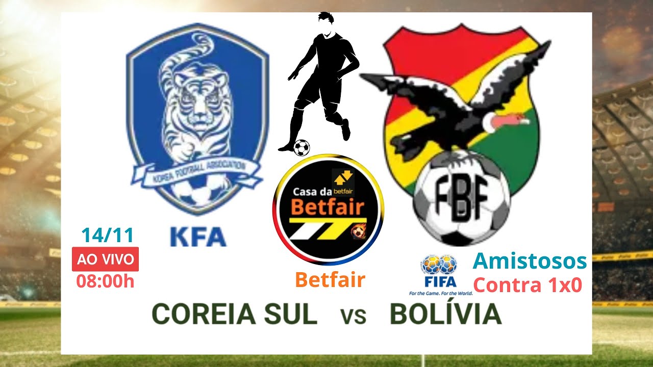 Coréia do Sul x Bolívia - Investimento Contra 1x0 no Correct Score no ...