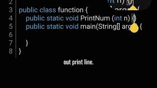🚀 What is a Function in Java , print number | Step-by-Step Tutorial  💻 #Java #JavaProgramming
