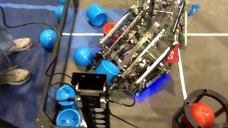 The DiscoBot's Mini Dragon, 2587z, Austin VEX Elimination Match A