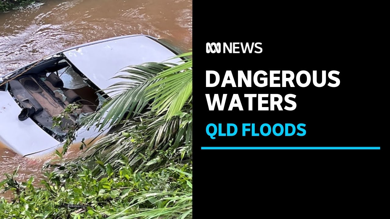 Woman dies after car swept from car park into suburban Brisbane creek ...