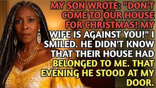 My Son Wrote： ＂Don't Come To Our House For Christmas! My Wife Is Against You!＂ I Just Smiled