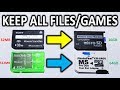 Upgrade Your PSP Memory Card &amp; Keep All Files!