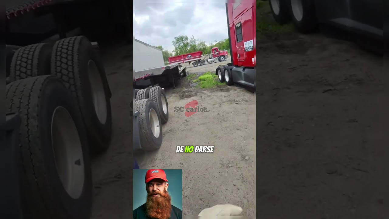 Descuido al desenganchar el tráiler 