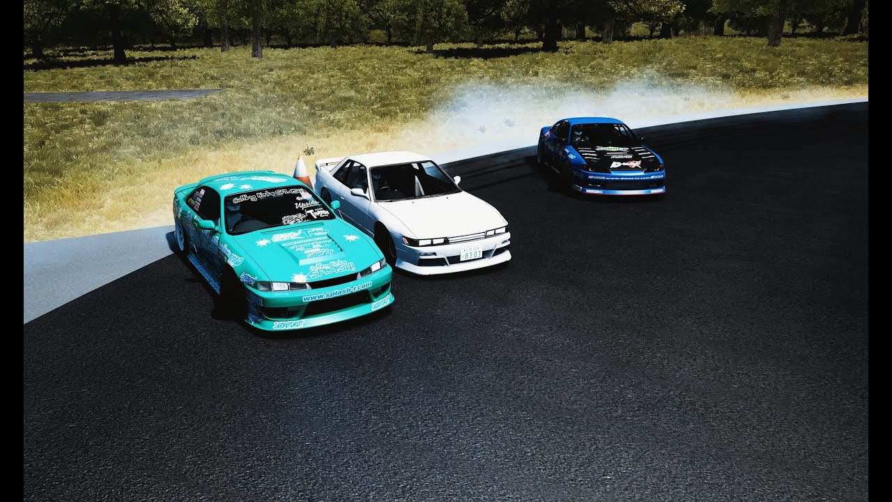 Tandem drifting at Klutch Kickers with OTM Psyk Assetto Corsa YouTube