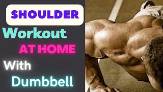Big Shoulder Workout With Dumbbell // Dumbbell Shoulder Workout