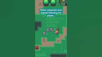 Robot Companion Following Player in my #godot #zeldalike | #devlog