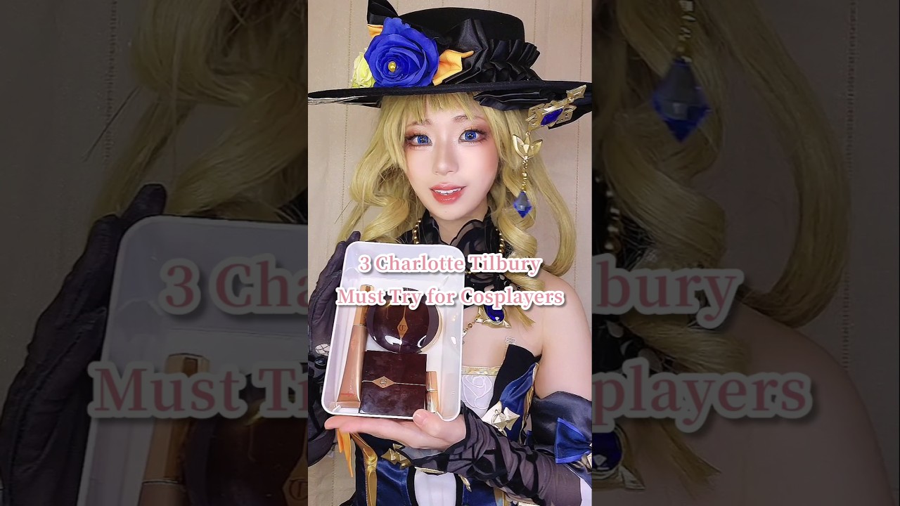 3 Cosplayers Must Try CT products💄 #charlottetilbury #cosplaymakeup #navia #naviacosplay #cosplay