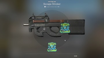 Scraping new cs stickers