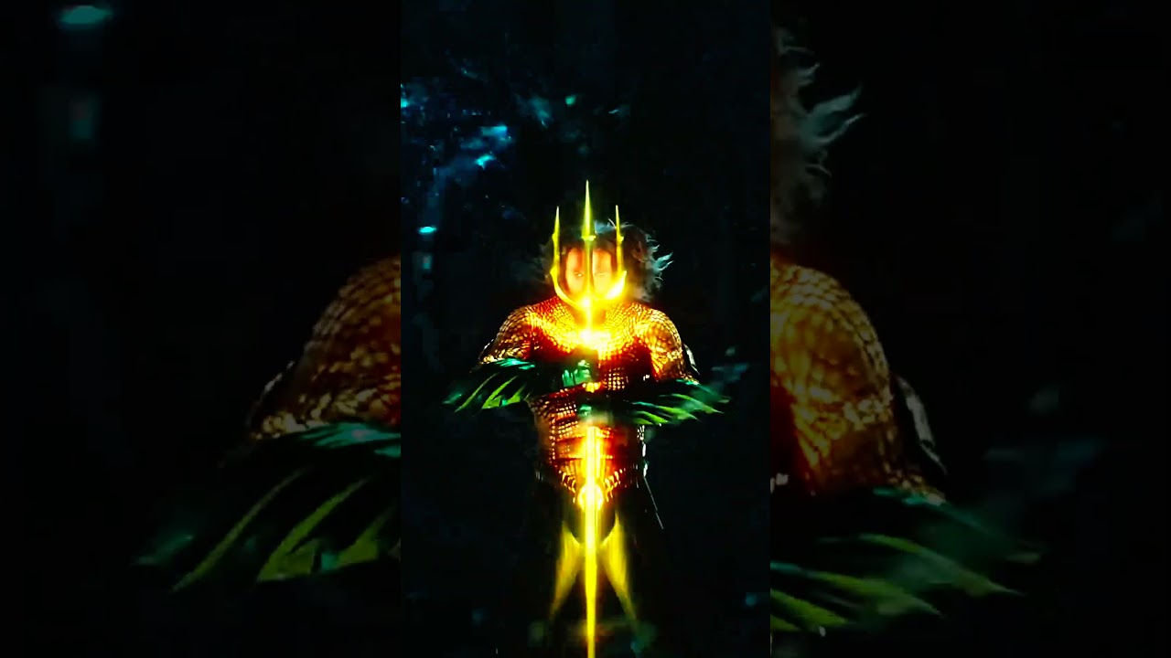 Aquaman's Epic Summoning: Glowing Sea Creatures in Action!#edit #aquaman #underwatermagic #cinematic