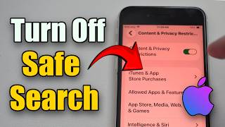 How To Turn Off Google SafeSearch If Locked on iPhone (Easy Tutorial)
