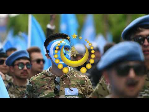 East Turkistan Military March - Qehriman Marşı [Uyghur Patriotic Song]