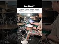 "Paradiddle + Foot Splash" Exercise🥁 #drums #warmup #lesson
