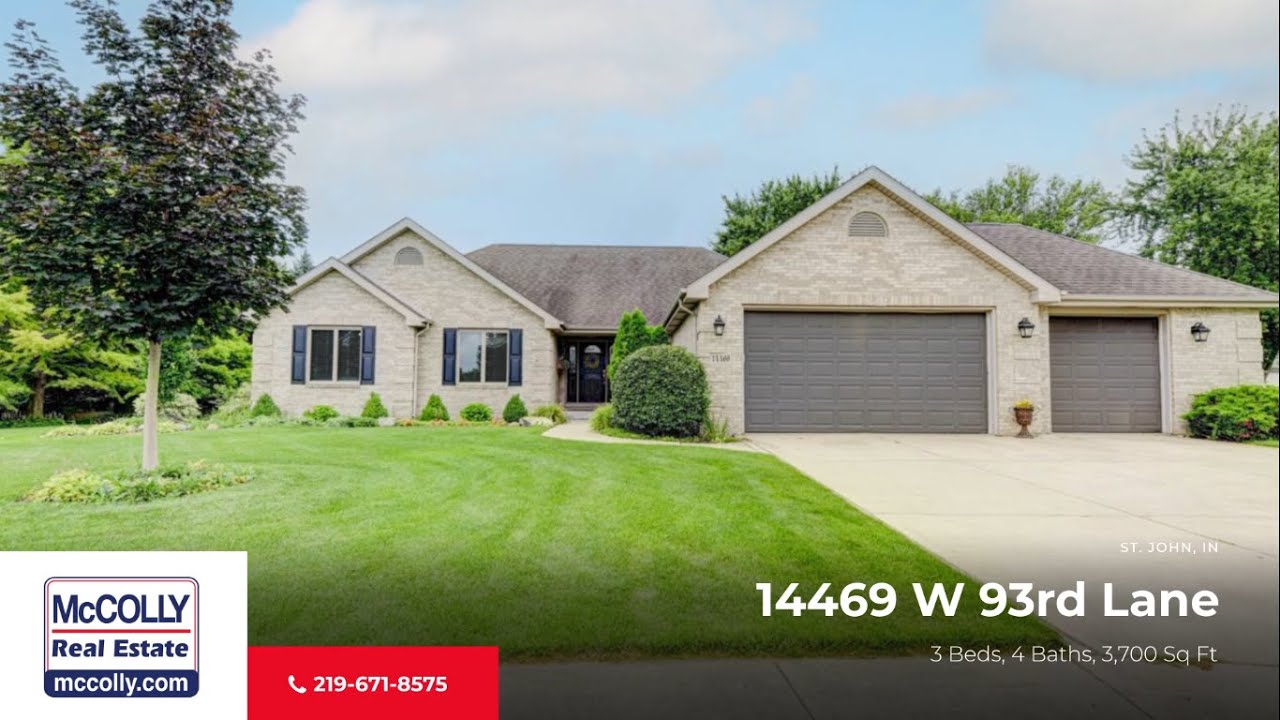 14469 W 93rd Lane, St. John, IN MLS 517416 McColly YouTube