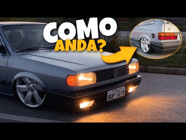 GOL QUADRADO REBAIXADO NA FIXA! É O PRIMEIRO CARRO BAIXO DELE! 