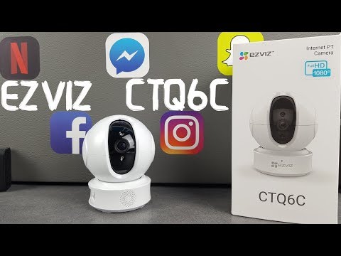 Video EZVIZ CTQ6C Test, 1080P FHD Caméra de surveillance IP... - youtube