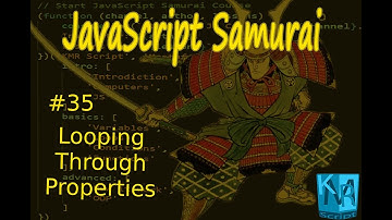 [Arabic] JavaScript Samurai #35- Looping Through Properties - جافاسكربت ساموراي - المرور على الخواص