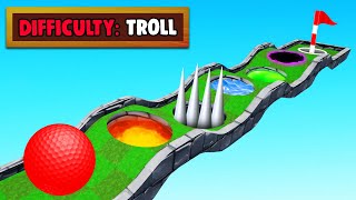 Golf It With TROLL DIFFICULTY Enabled!