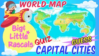 Capital City Games Capital City Quiz Geography Wold Map Europe Map screenshot 3