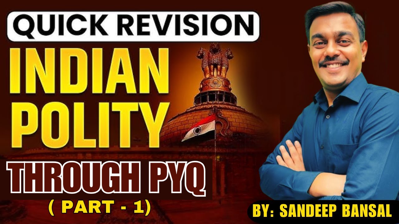 Capf Ac Exam Indian Polity Part 1 Revision Series Pyq 2023