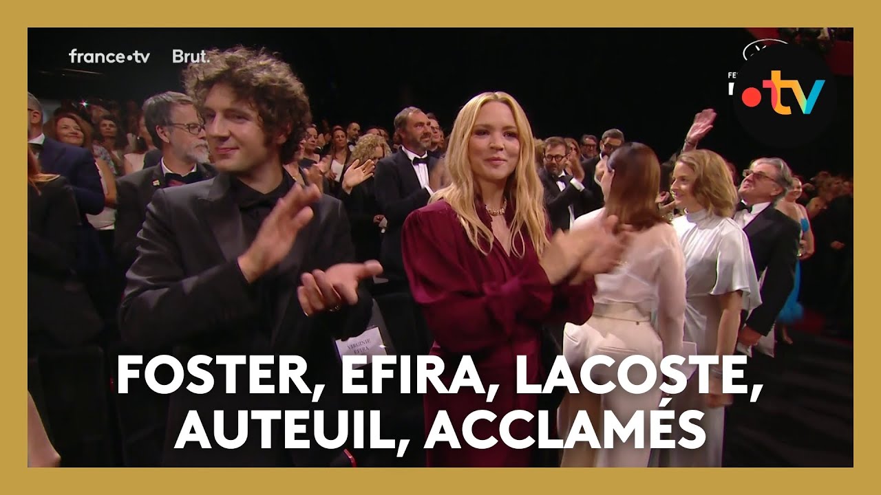 #Cannes2025. Foster, Efira, Lacoste, Auteuil, l'équipe de 