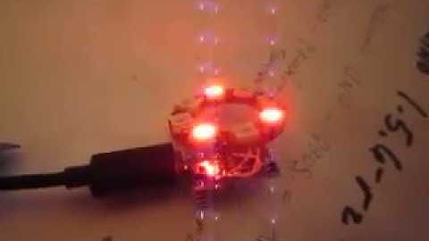 Neopixel ring and ATtiny85..