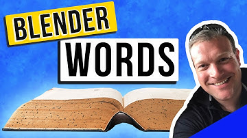 Over 50 Blender Terms Explained