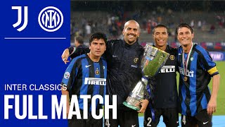 INTER CLASSICS | FULL MATCH | JUVENTUS vs INTER | 2005 ITALIAN SUPERCUP 🏆⚫🔵🇮🇹