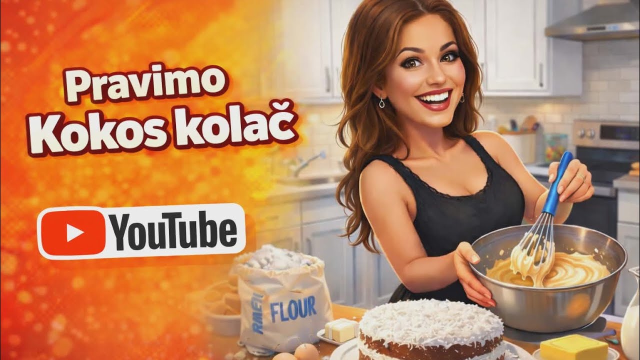 Kokos torta 🍰 | kolač mog djetinjstva 🤍