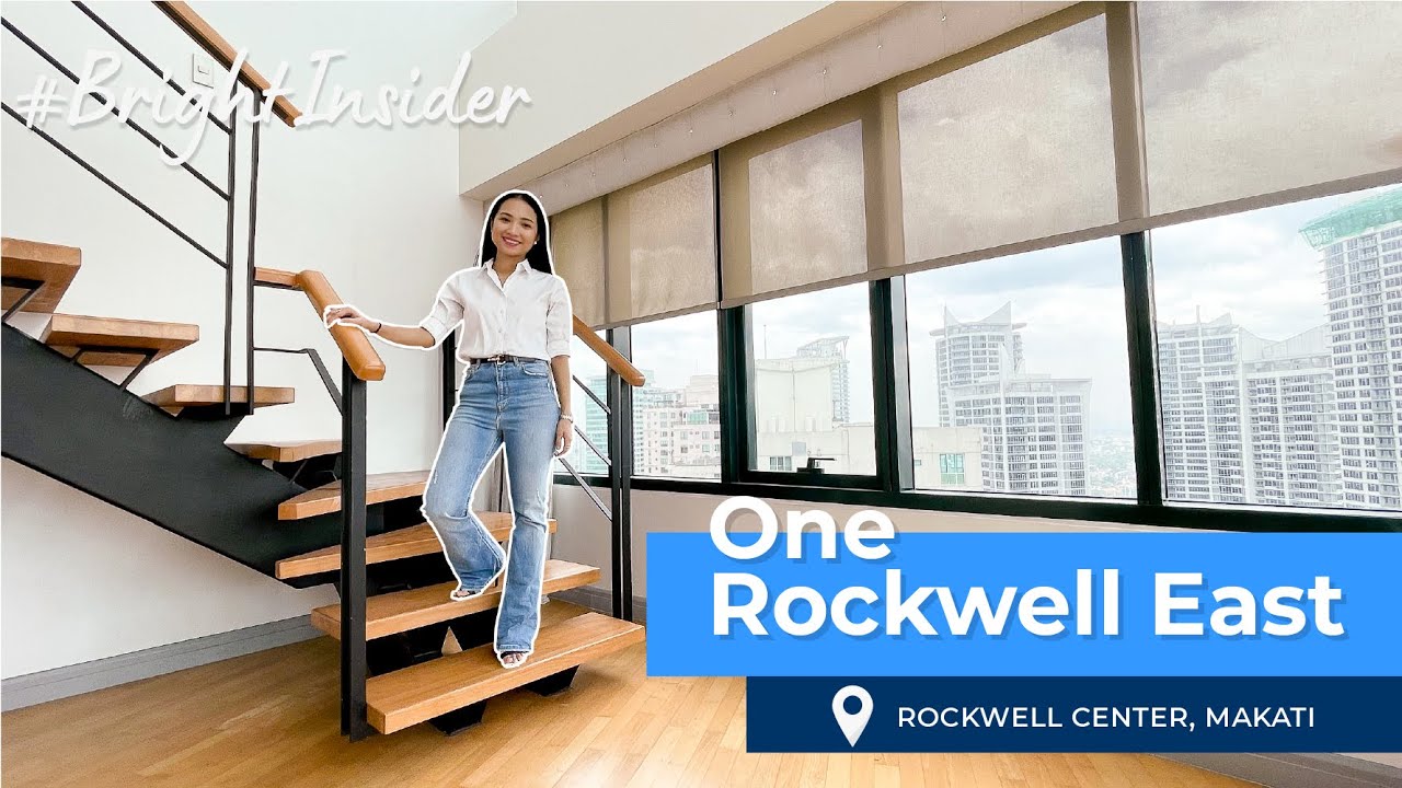 Inside a 1BR Loft Unit with Stunning Views at One Rockwell East, Makati ...