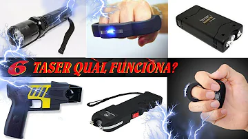 Como é o nome da arma que dá choque?
