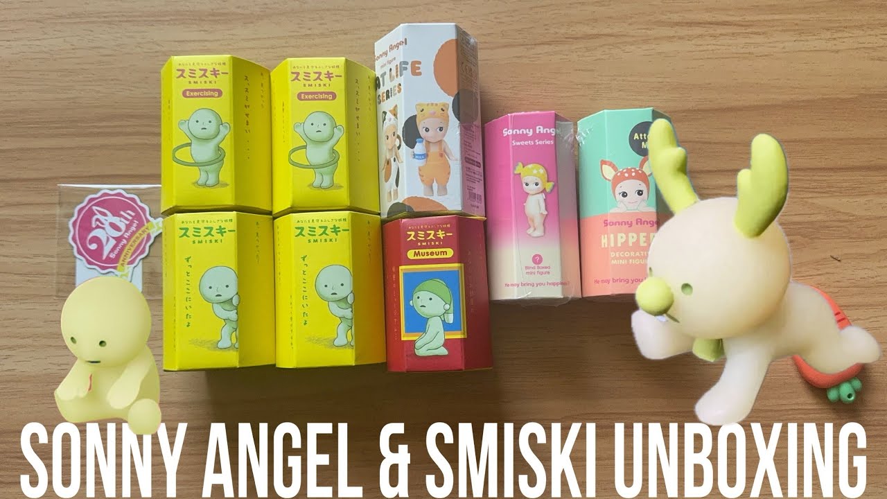 Sonny Angel & Smiski UNBOXING!!!! My first Cat life series🙀😻 - YouTube