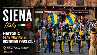 Siena | Piazza Del Campo 4K 🇮🇹 | Explore the Soul of Tuscany, Italy