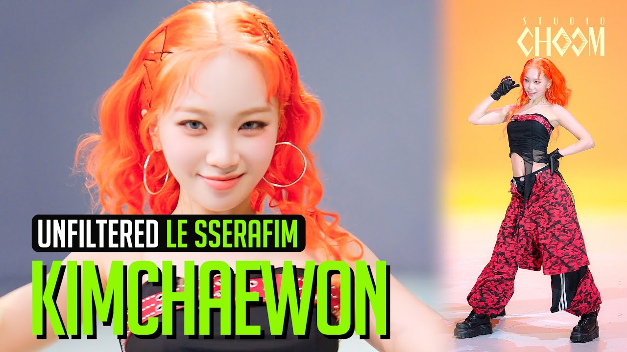 LE SSERAFIM SPAGHETTI ユニバラキドロ　CHAEWON UNFILTERED CAM] LE SSERAFIM KIM CHAEWON(김채원) 'SPAGHETTI' 4K
